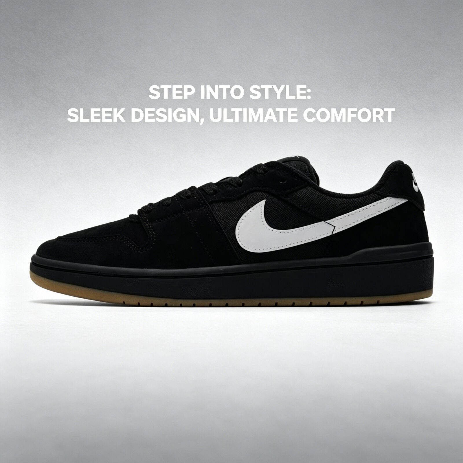 Street Fashion Nike - حذاء نايك كلاسيك من الجلد ذو