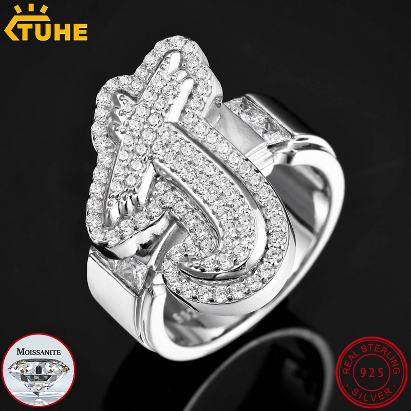 Street Fashion Rings - خاتم مخصص من الفضة عيار 925