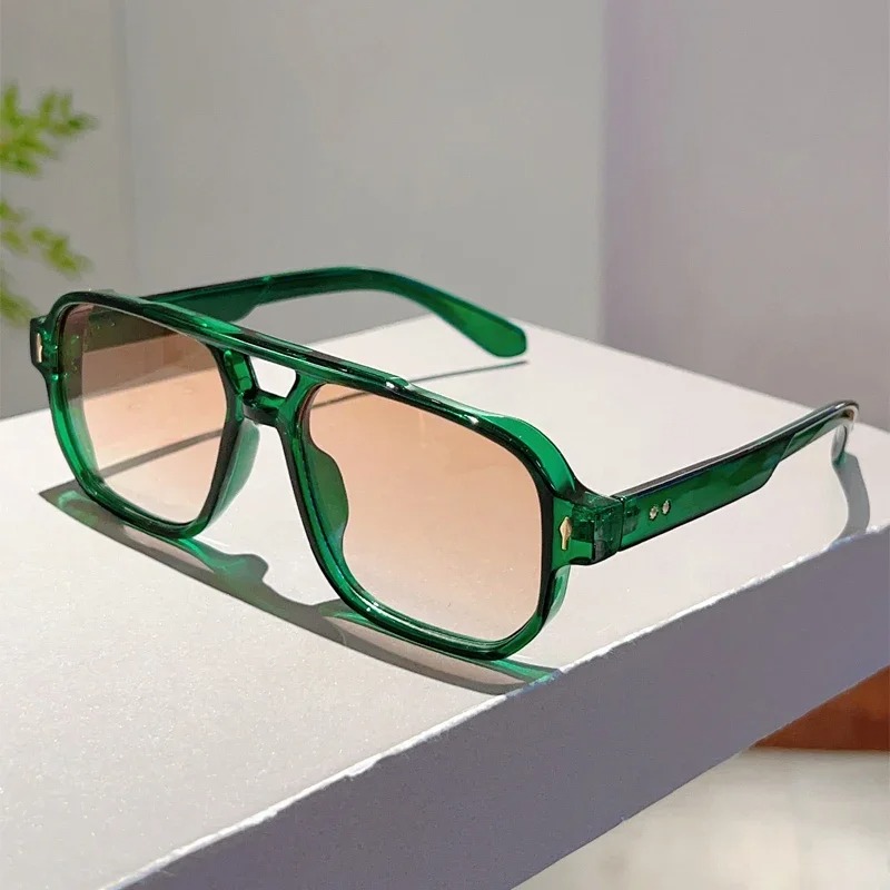 نظارات شمسية مربعة جديدة بتصمي - مراجعة Street Fashion Glasses وسعره