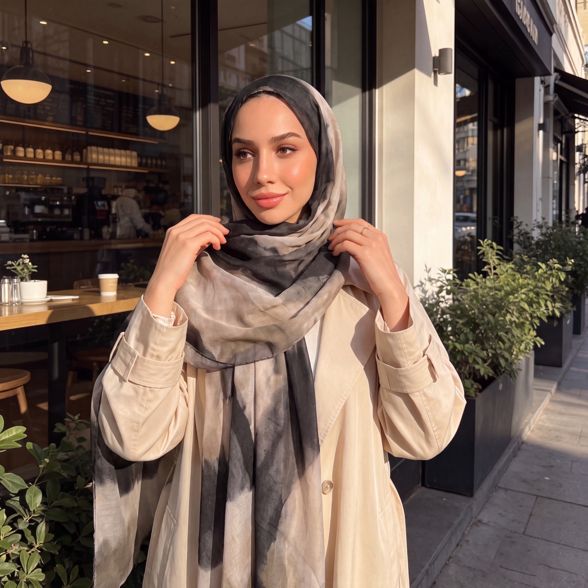 شال باشمينا نسائي 2026، باندان - مراجعة Street Fashion Hijab وسعره
