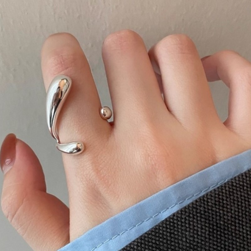 PANJBJ 925 فضة غير النظامية ال - مراجعة Street Fashion Rings وسعره