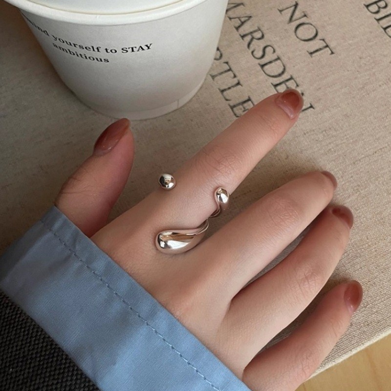 PANJBJ 925 فضة غير النظامية ال - مراجعة Street Fashion Rings وسعره