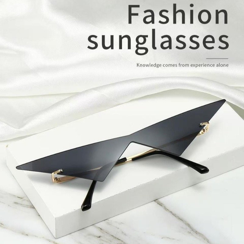 نظارات شمسية مثلثة الشكل للحفل - مراجعة Street Fashion Glasses وسعره