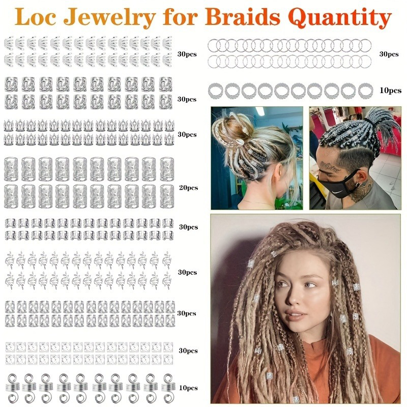 مجموعة حلقات وأساور تجديل الشع - مراجعة Street Fashion Rings وسعره