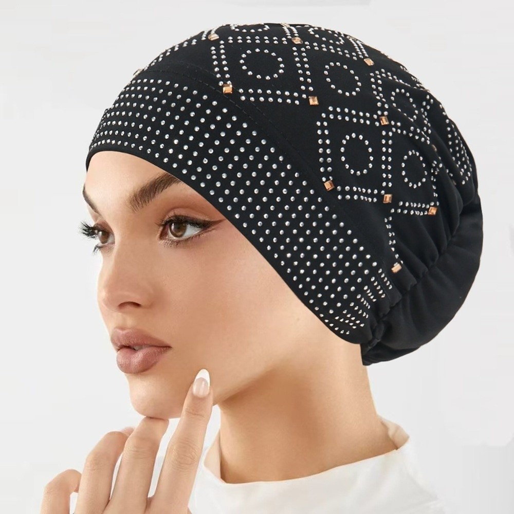 قبعة حجاب نسائية مريحة مرصعة ب - مراجعة Street Fashion Hijab وسعره