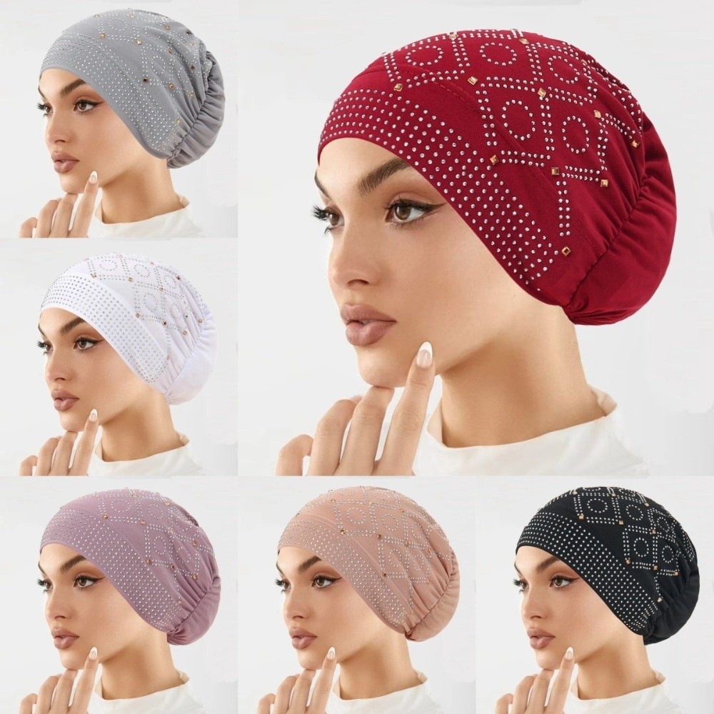 قبعة حجاب نسائية مريحة مرصعة ب - مراجعة Street Fashion Hijab وسعره