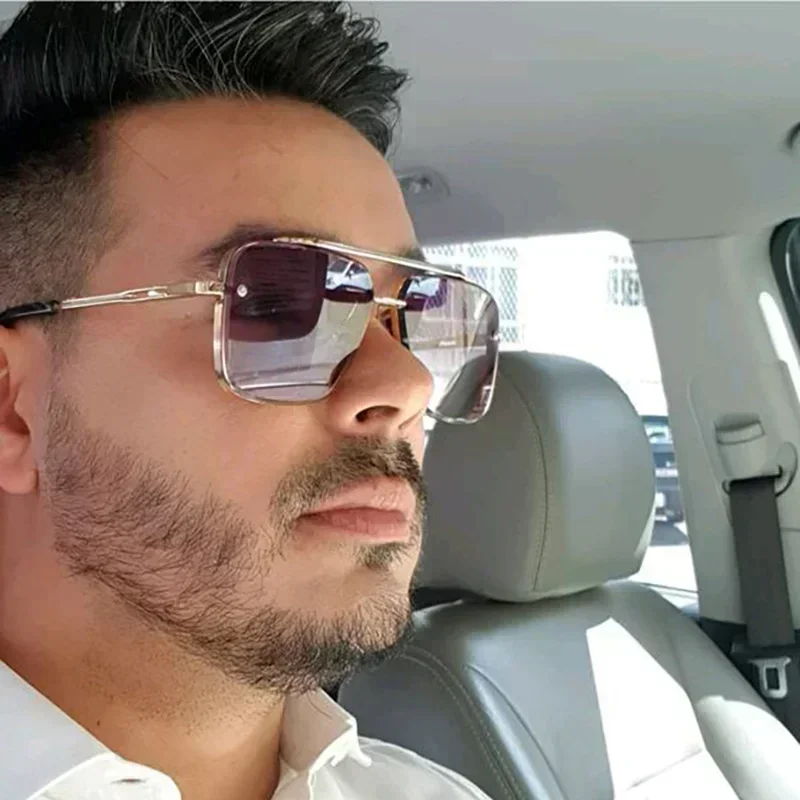 نظارات شمسية مربعة كبيرة الحجم - مراجعة Street Fashion Glasses وسعره