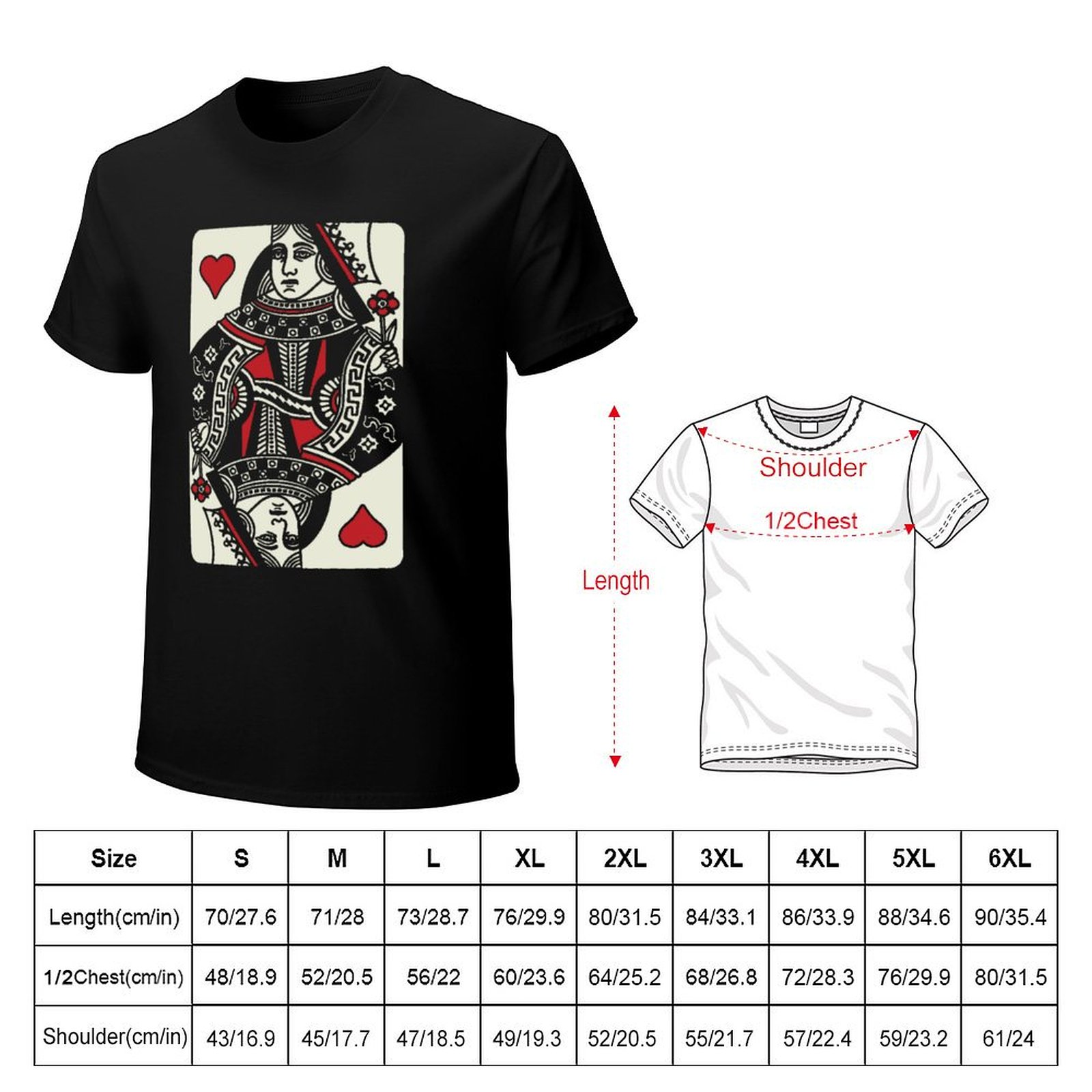 تي شيرت Queen of Hearts تي شير - مراجعة Queen Street Fashion وسعره