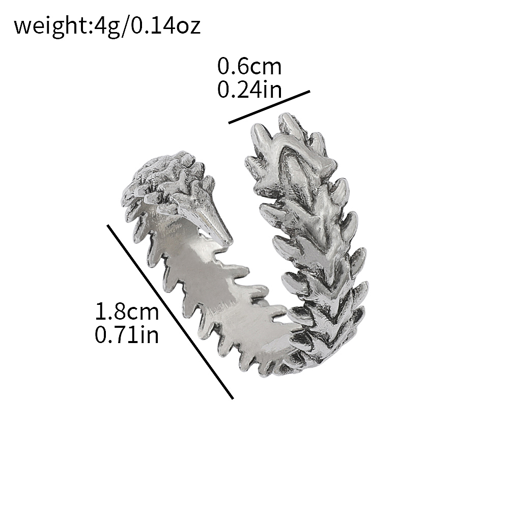 خاتم زوجين بتصميم عتيق على شكل - مراجعة Street Fashion Rings وسعره