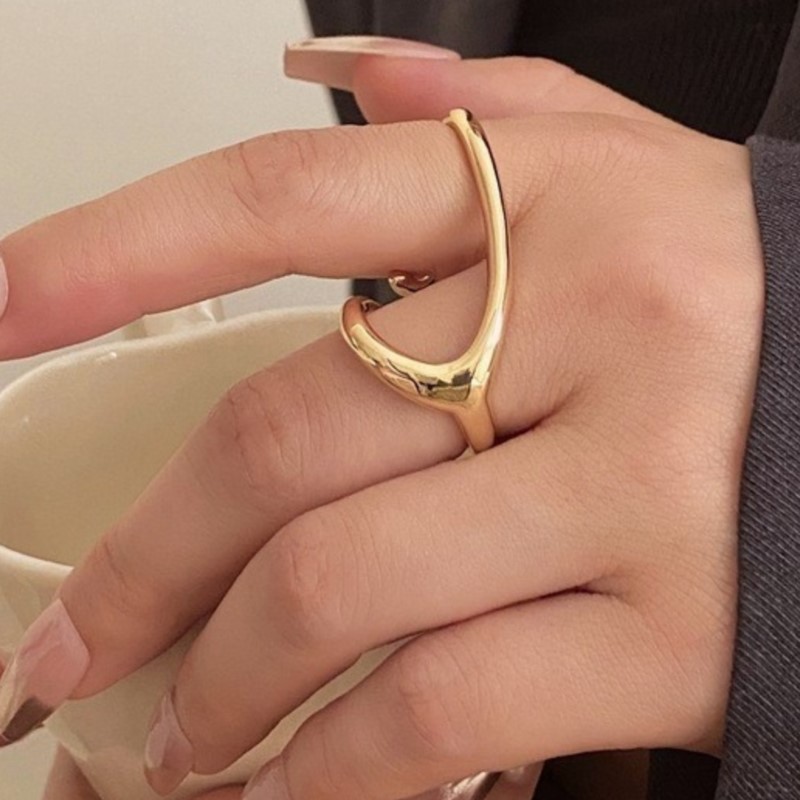 PANJBJ 925 فضة خط معبر الدائري - مراجعة Street Fashion Rings وسعره