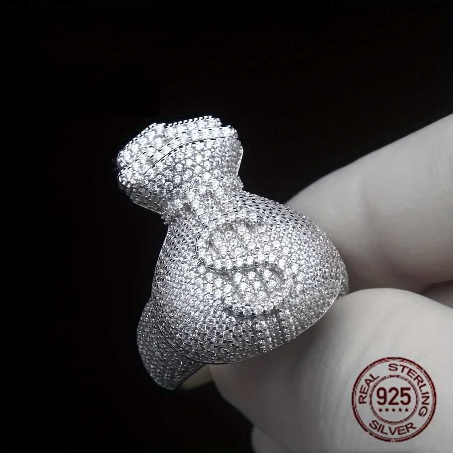 فريد الرجال 925 فضة الجليد خار - مراجعة Street Fashion Rings وسعره