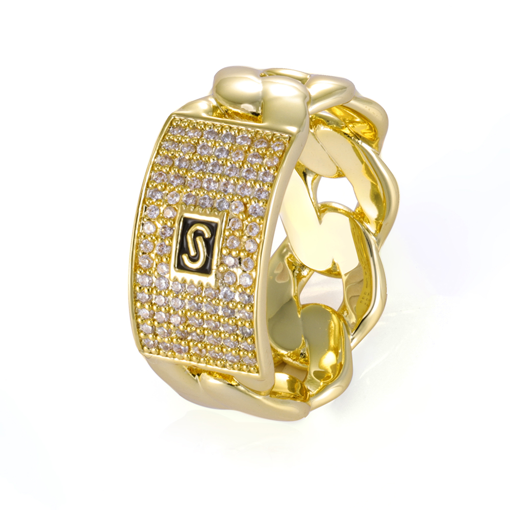 ESKEEM مثلج خارج خاتم موناكو ك - مراجعة Street Fashion Rings وسعره