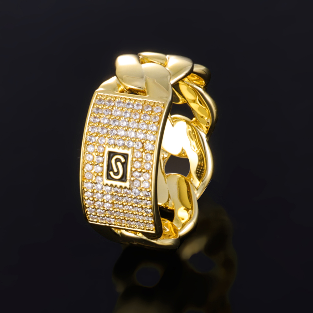 ESKEEM مثلج خارج خاتم موناكو ك - مراجعة Street Fashion Rings وسعره