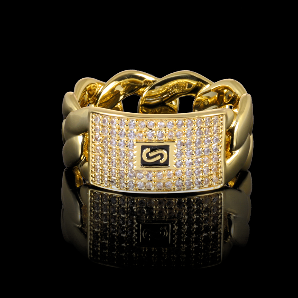 ESKEEM مثلج خارج خاتم موناكو ك - مراجعة Street Fashion Rings وسعره