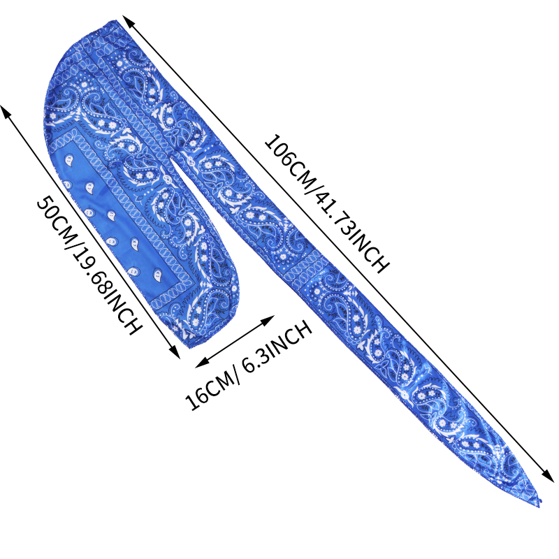 Amoeba طباعة حريري Durag عصابا - مراجعة Street Fashion Hijab وسعره