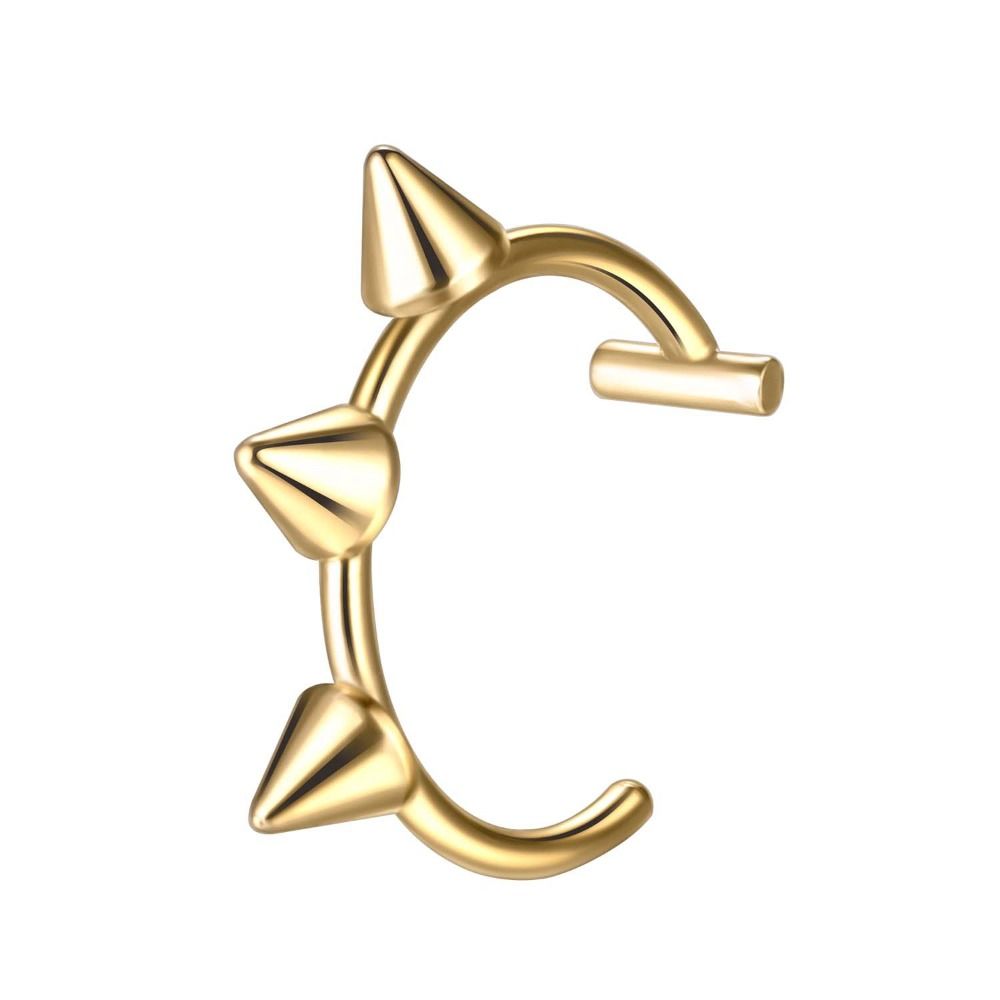 خاتم أنف مزيف من الفولاذ المقا - مراجعة Street Fashion Rings وسعره