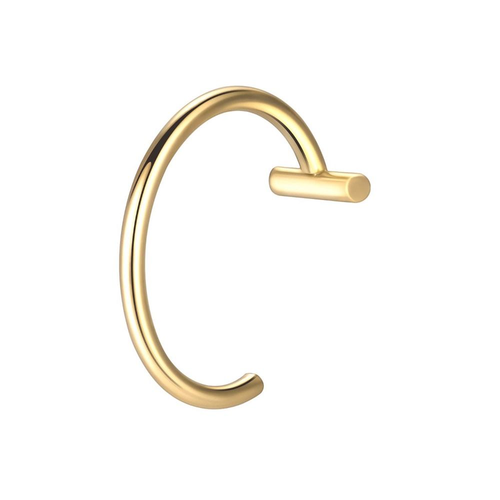 خاتم أنف مزيف من الفولاذ المقا - مراجعة Street Fashion Rings وسعره