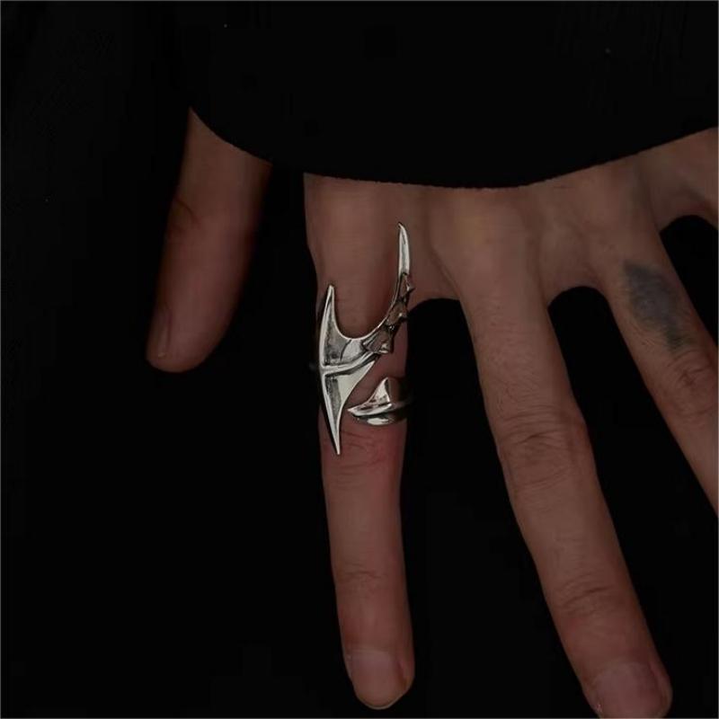 خاتم Cyberpunk Alien غير منتظم - مراجعة Street Fashion Rings وسعره